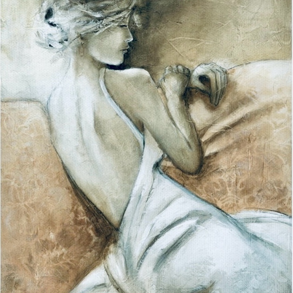 Masterpiece Art Gallery A Quiet Refrain Soft Woman In Profile